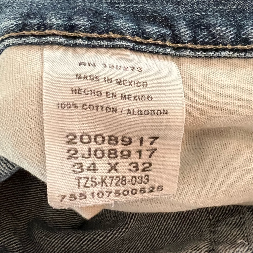 LEE Men’s Dark Wash Relaxed Fit Jeans - Picture 6 of 6